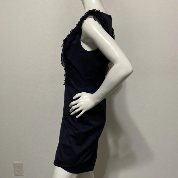 Rebecca Taylor Yacht Club Sheath Dress Navy Blue Size 8 - Picture 4 of 11